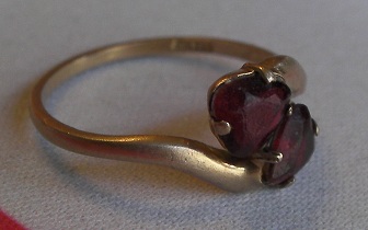 Red ring the client said was ruby in for sizing and forgotten.