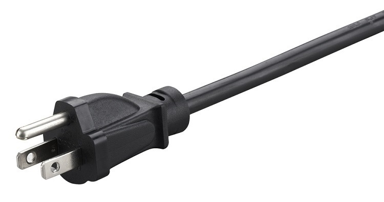 Image of a 3 prong plug.
