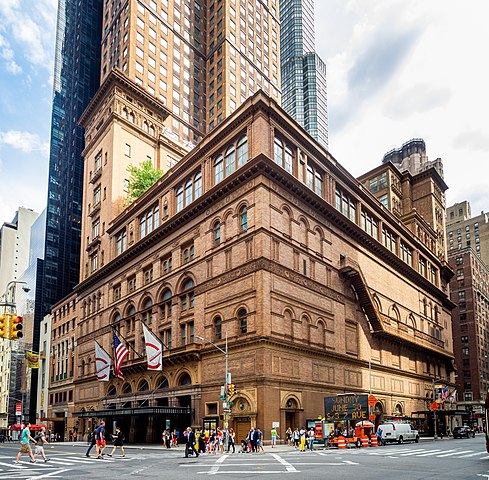 the outside of Carnegie Hall